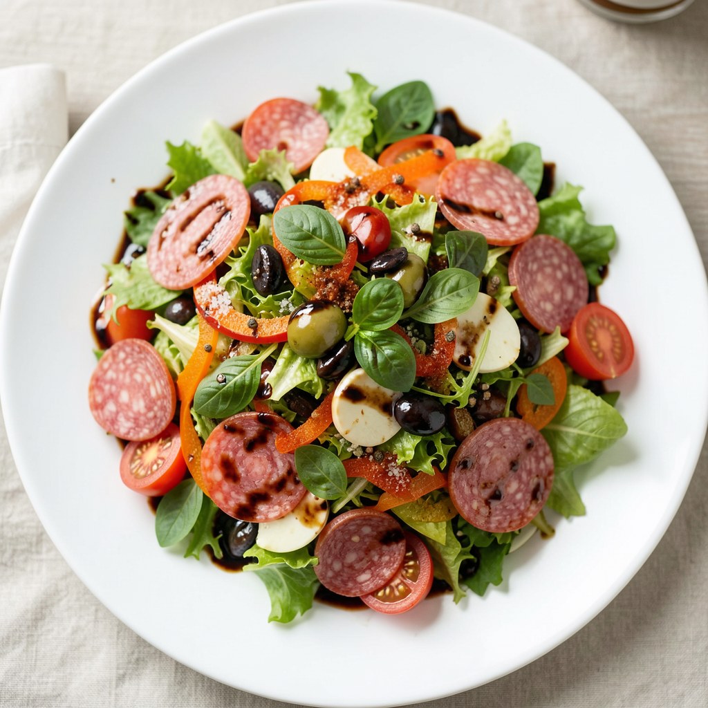 Sałatka z ostrym sosem