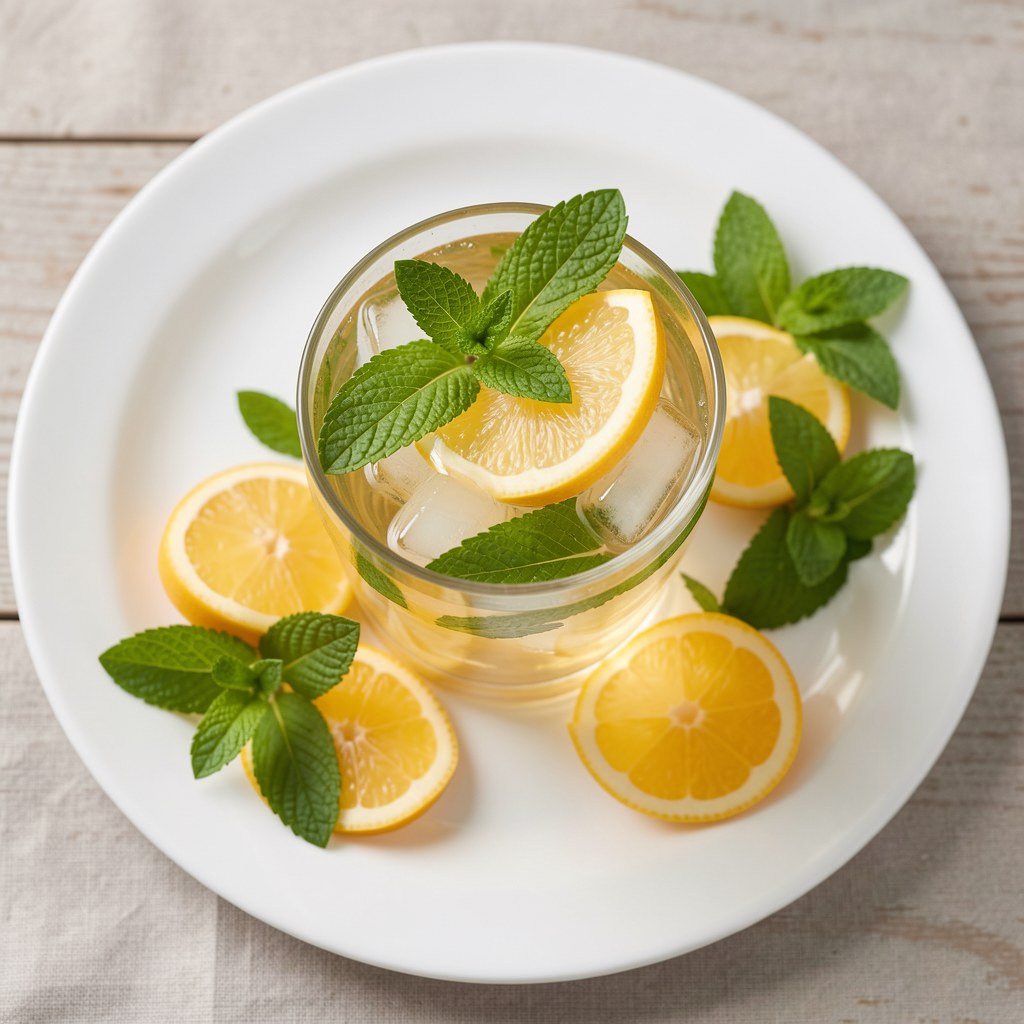 Napój miętowy na upalne dni