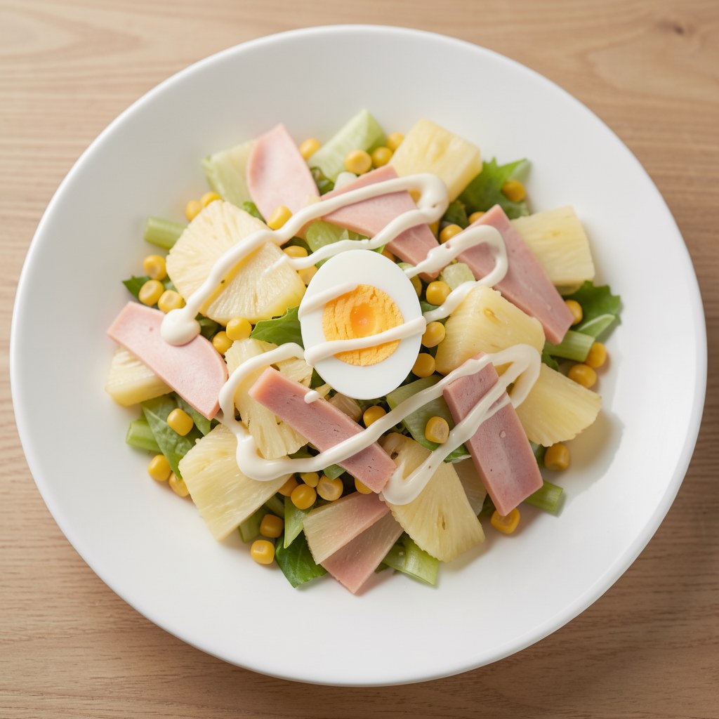 Sałatka z selerem i ananasem