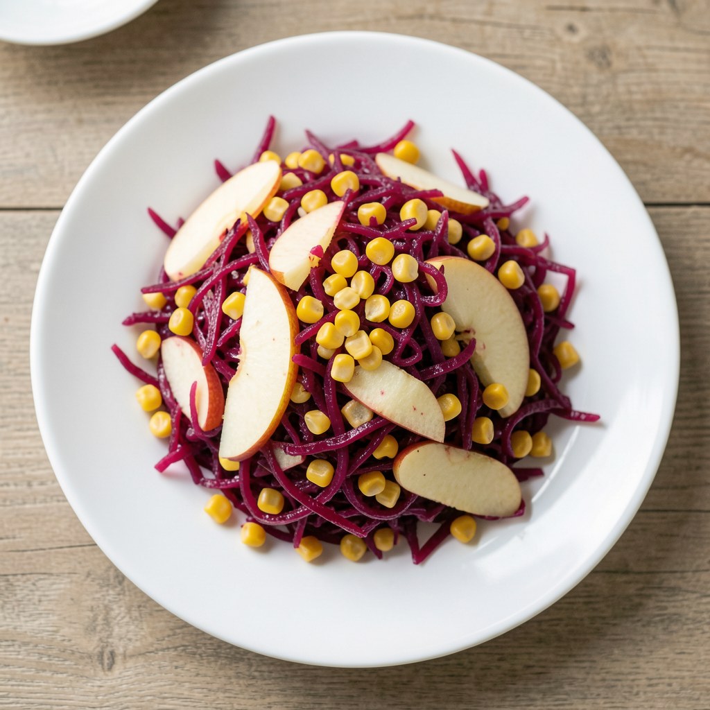 Z kiszonej czerwonej kapusty