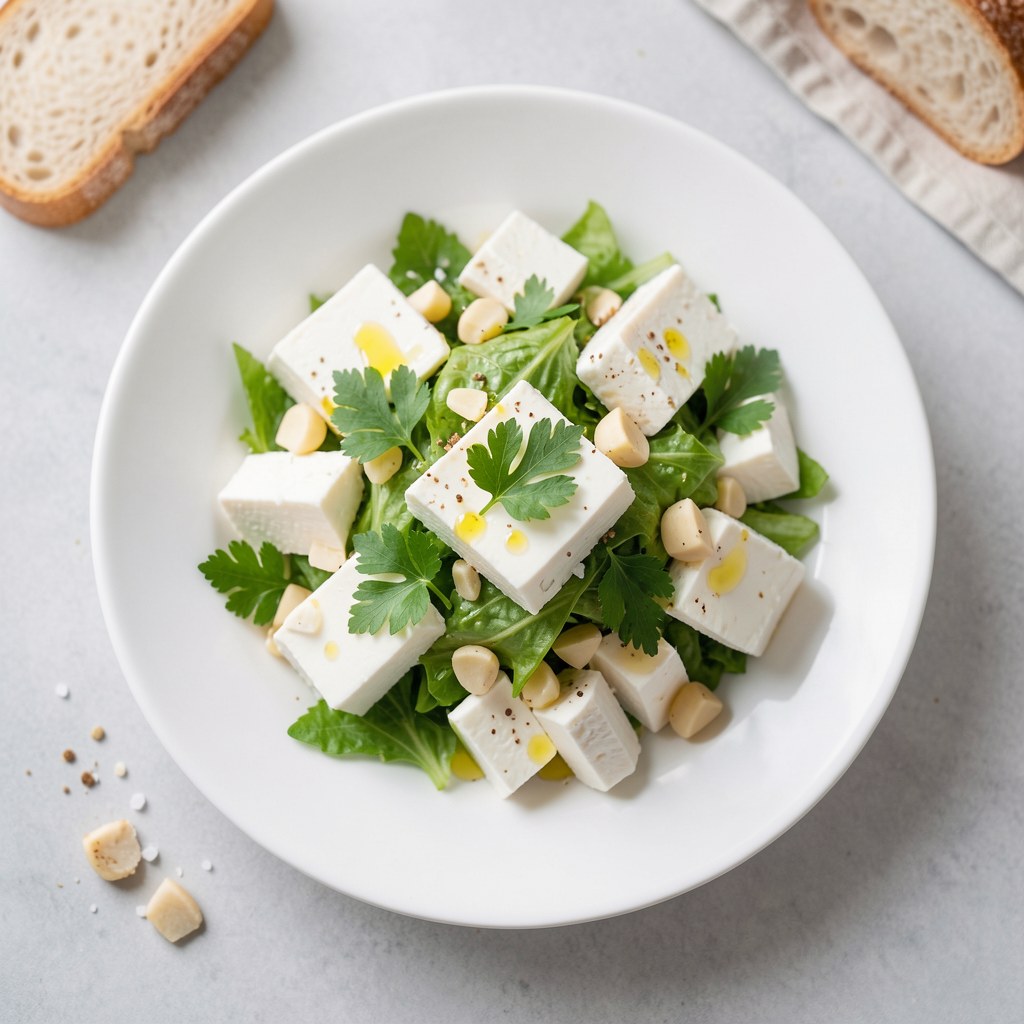 Sałatka z białego sera