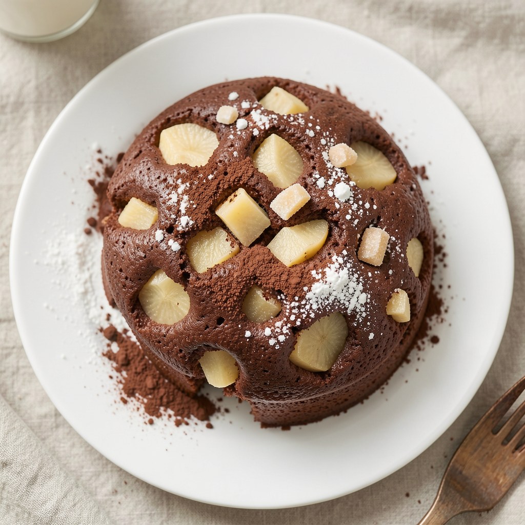 Murzynek z gruszkami