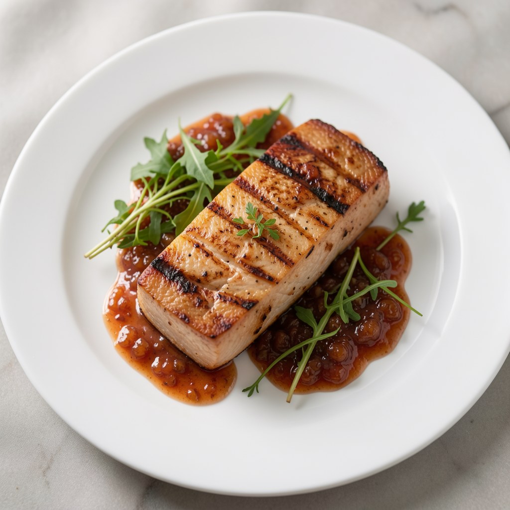 Grillowany oscypek z żurawiną