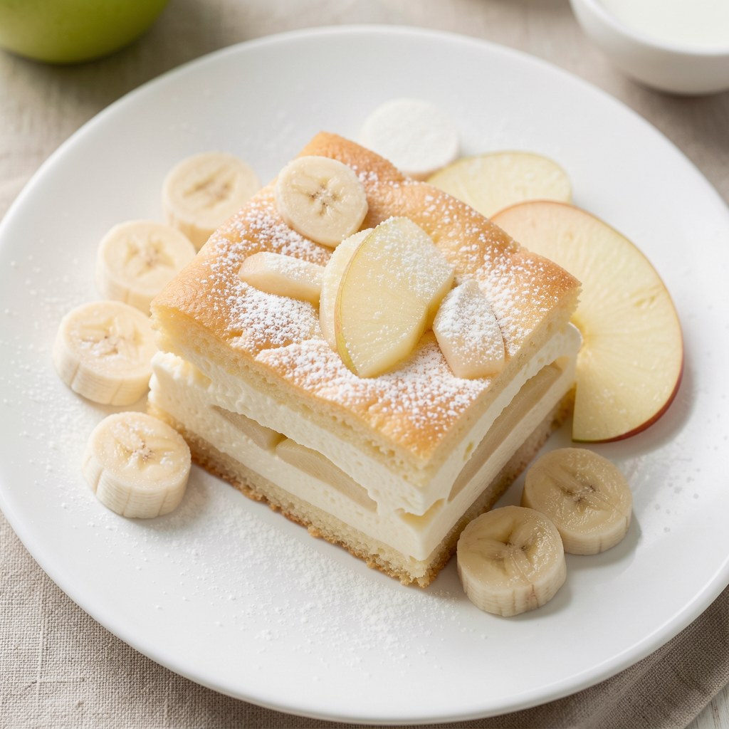 Beza z jabłek i ananasów