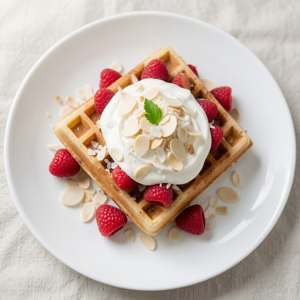 Goferki z bitą śmietaną