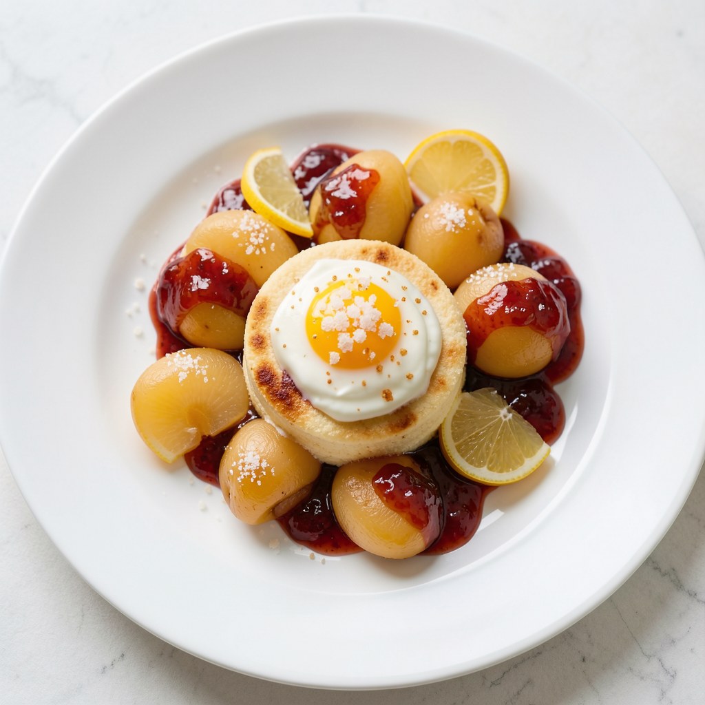 Gruszki zapiekane z kremem