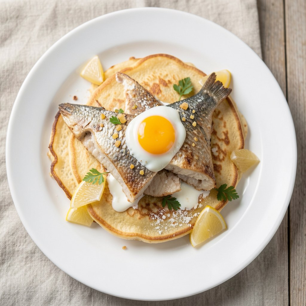 Karp w cieście naleśnikowym