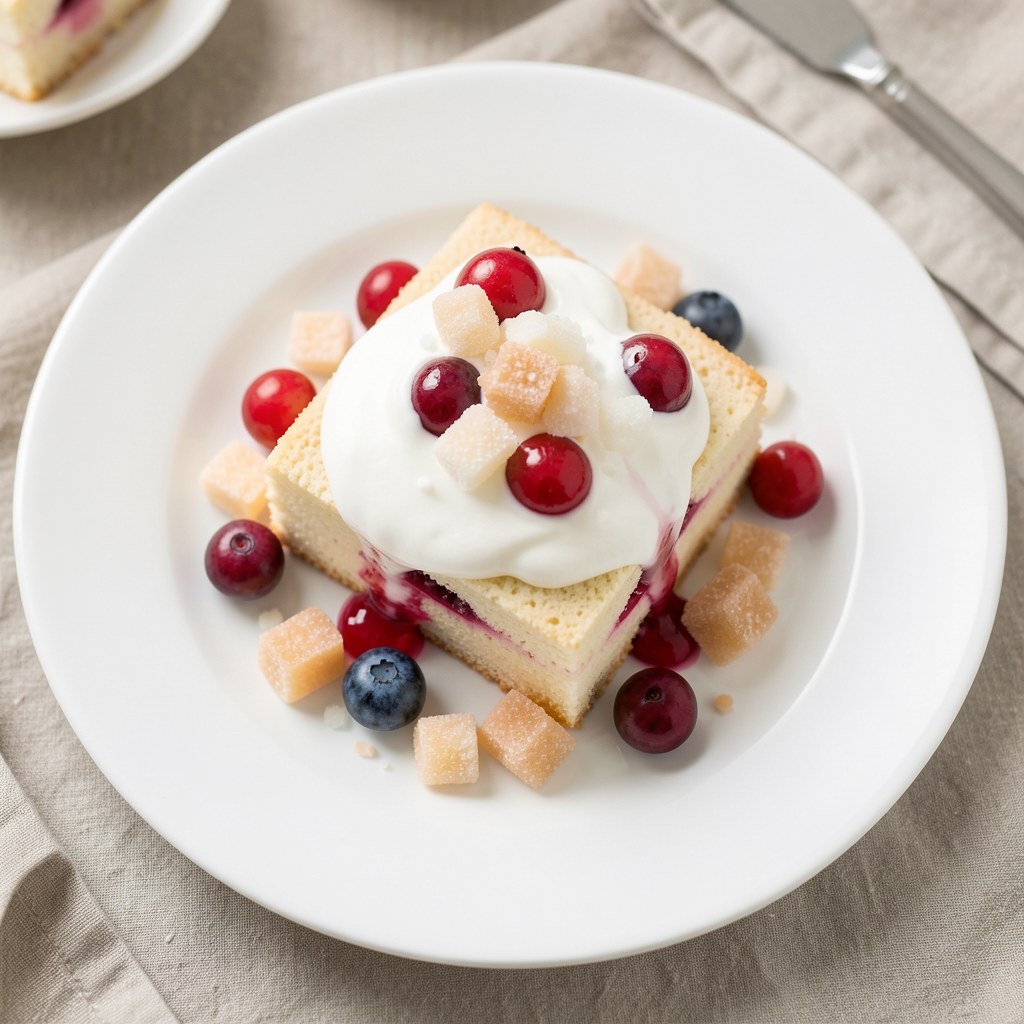 Krem poziomkowy ze śmietanką