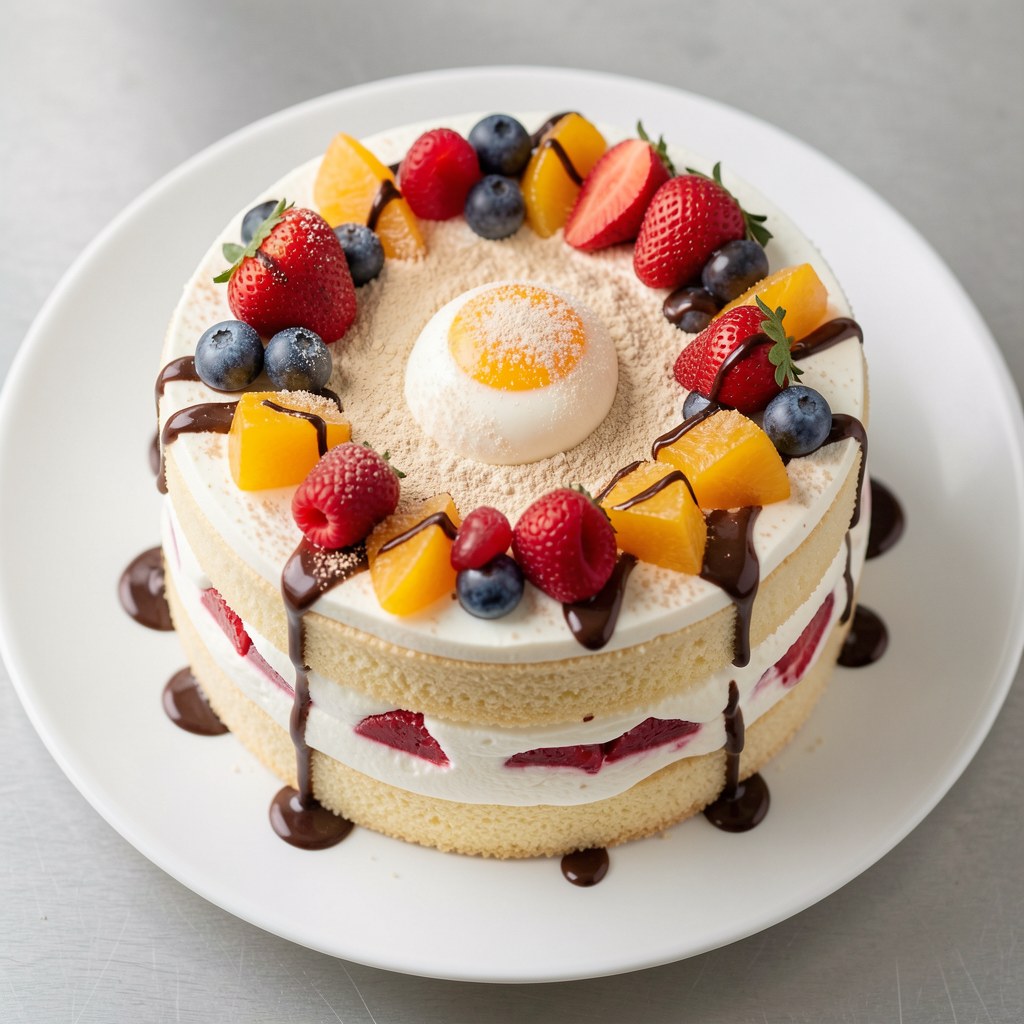 Błyskawiczny tort śmietankowy