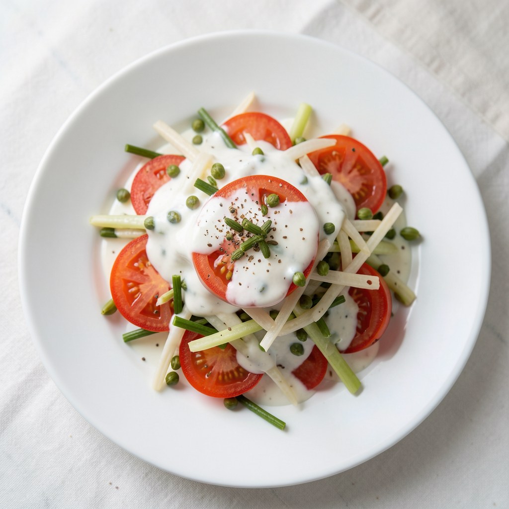 Surówka z rzodkiewki z porami