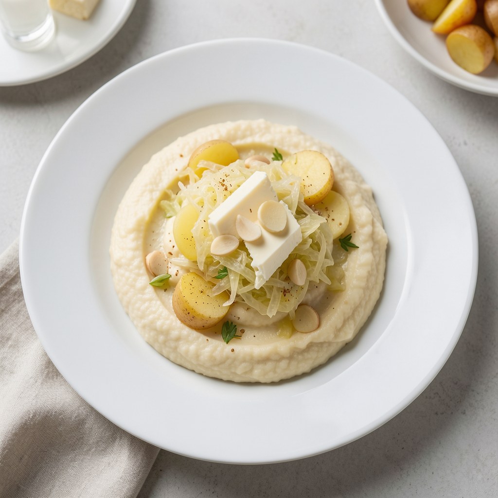 Ziemniaczane pure z kapustą