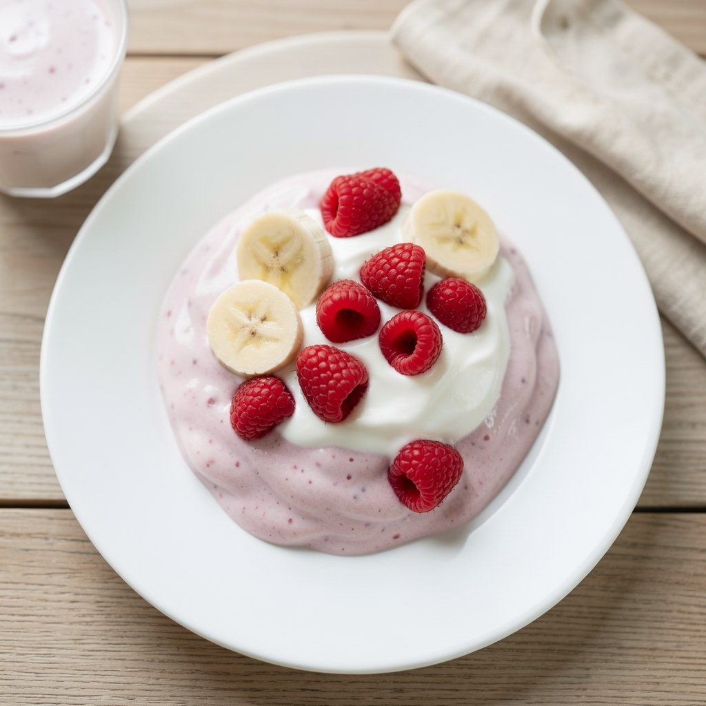 Koktajl jogurtowy z owocami