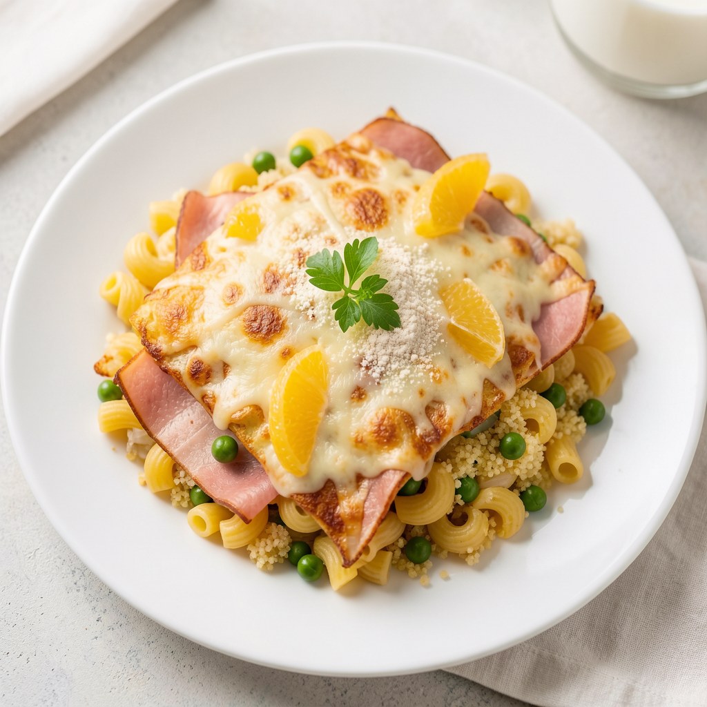 zapiekanka z makaronem