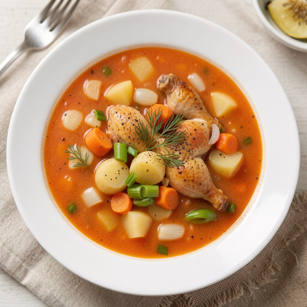 Debiutancka zupa z soczewicy.