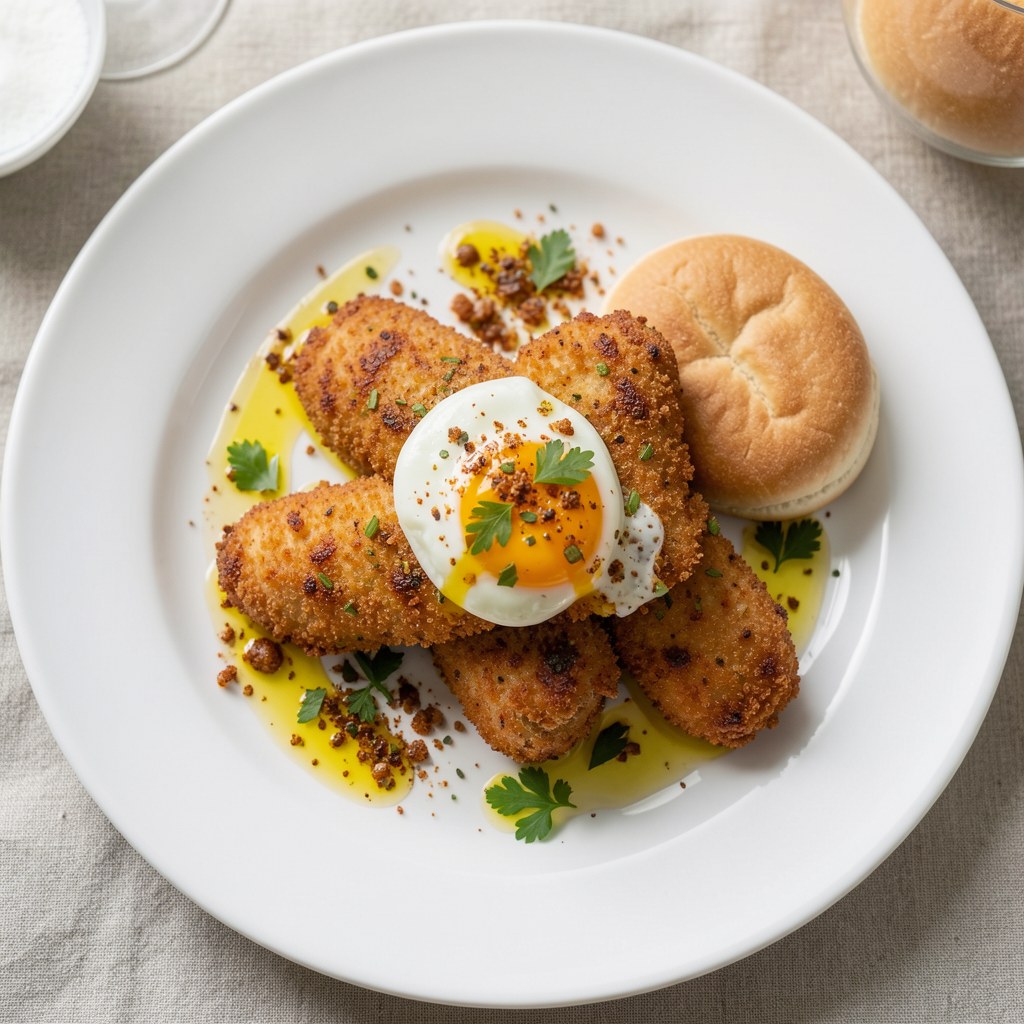 Panierowane skrzydełka o smaku gyrosa.