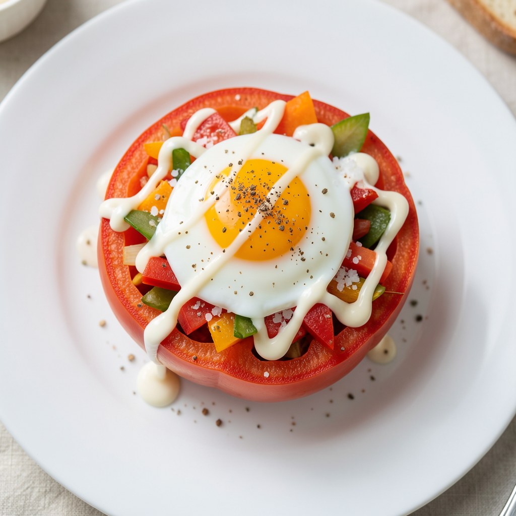 Surówka z papryki i pomidorów