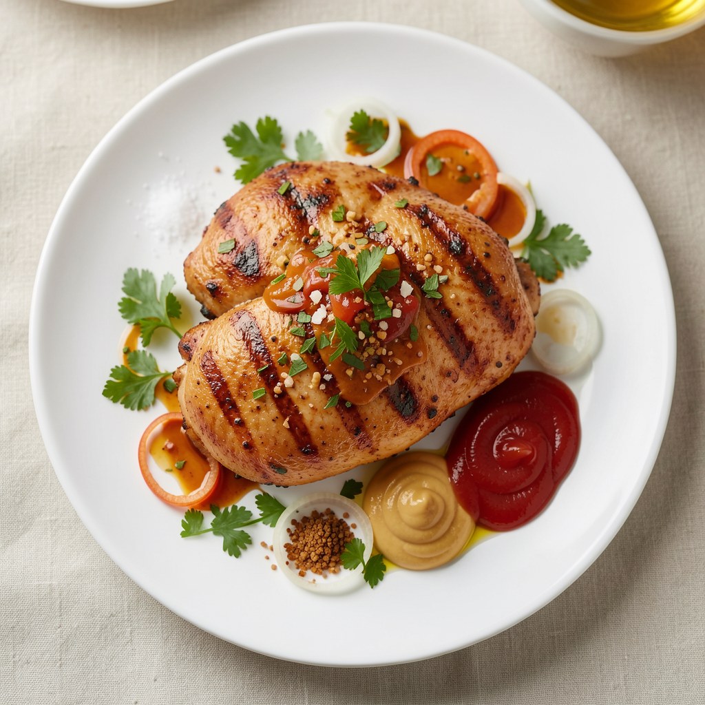Pikantne piersi kurczaka