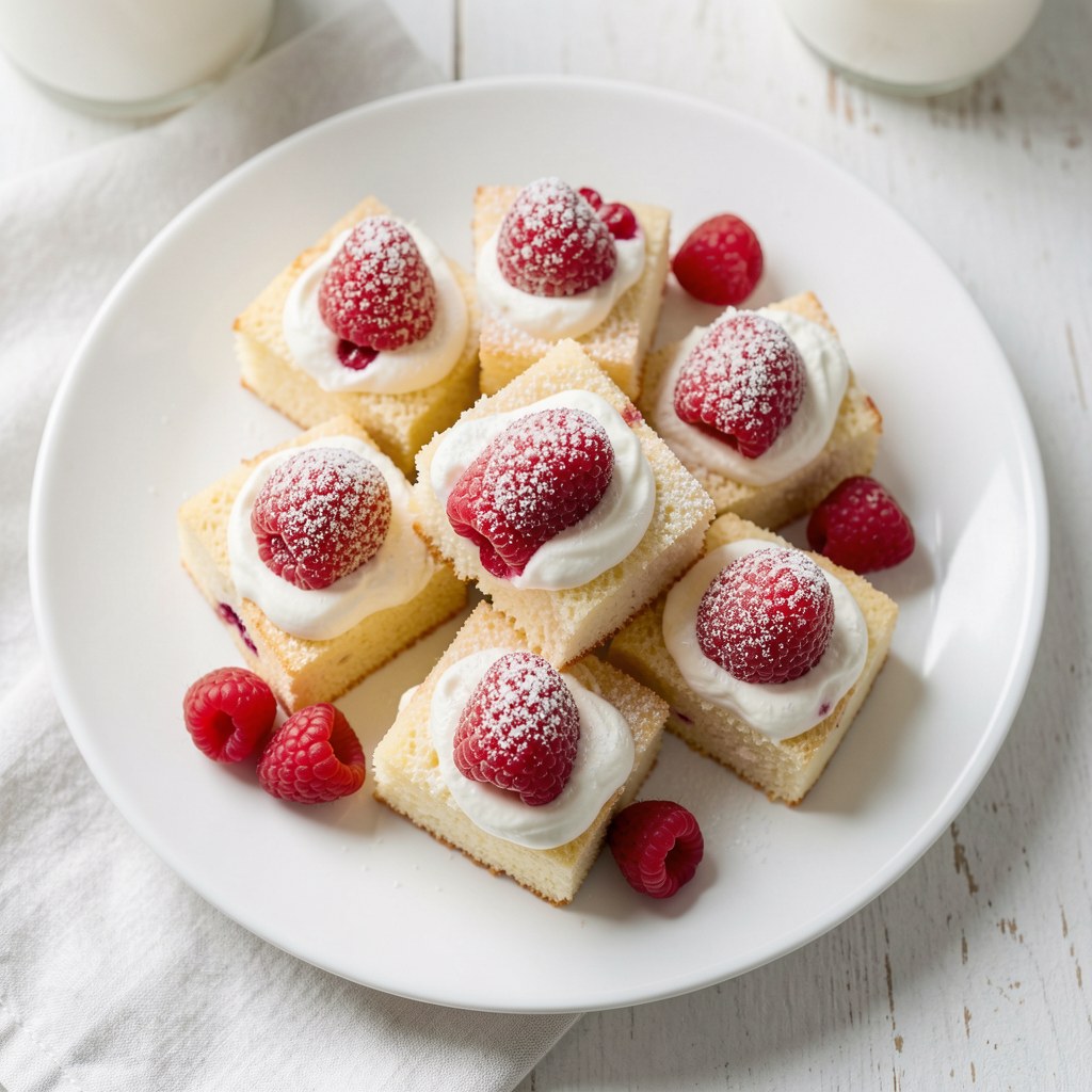 Biszkopt z truskawkami