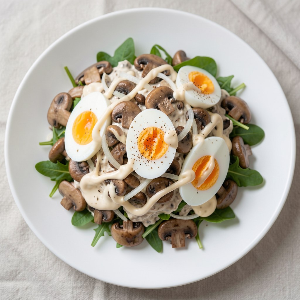 Sałatka z pieczarek