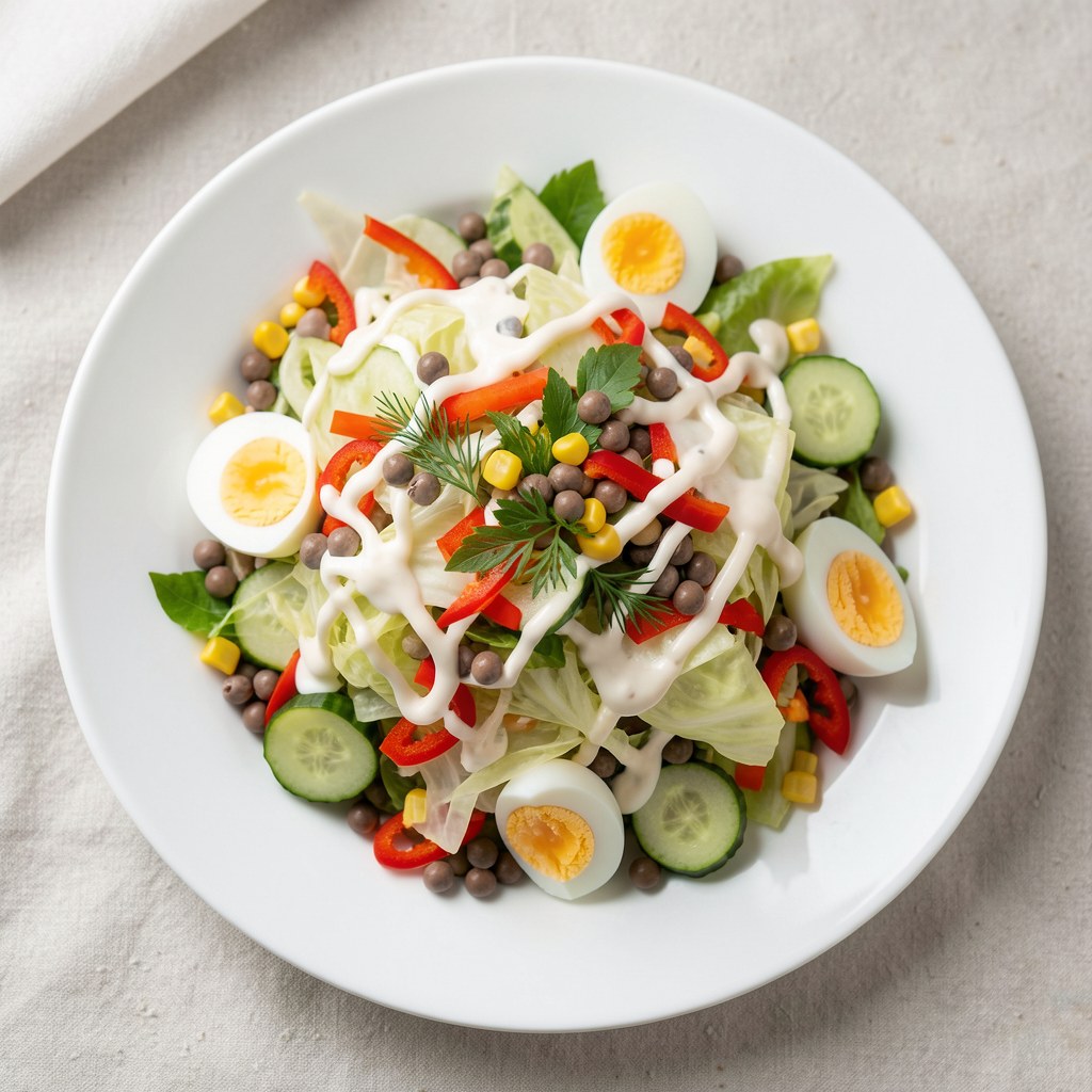 Sałatka warzywna wiosenna