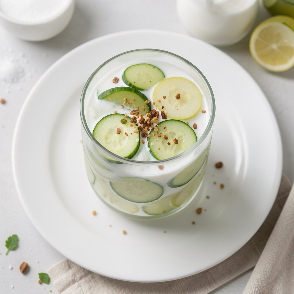 Koktajl ze świeżych ogórków