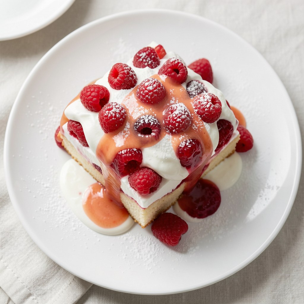 Deser truskawkowy z bitą śmietatą