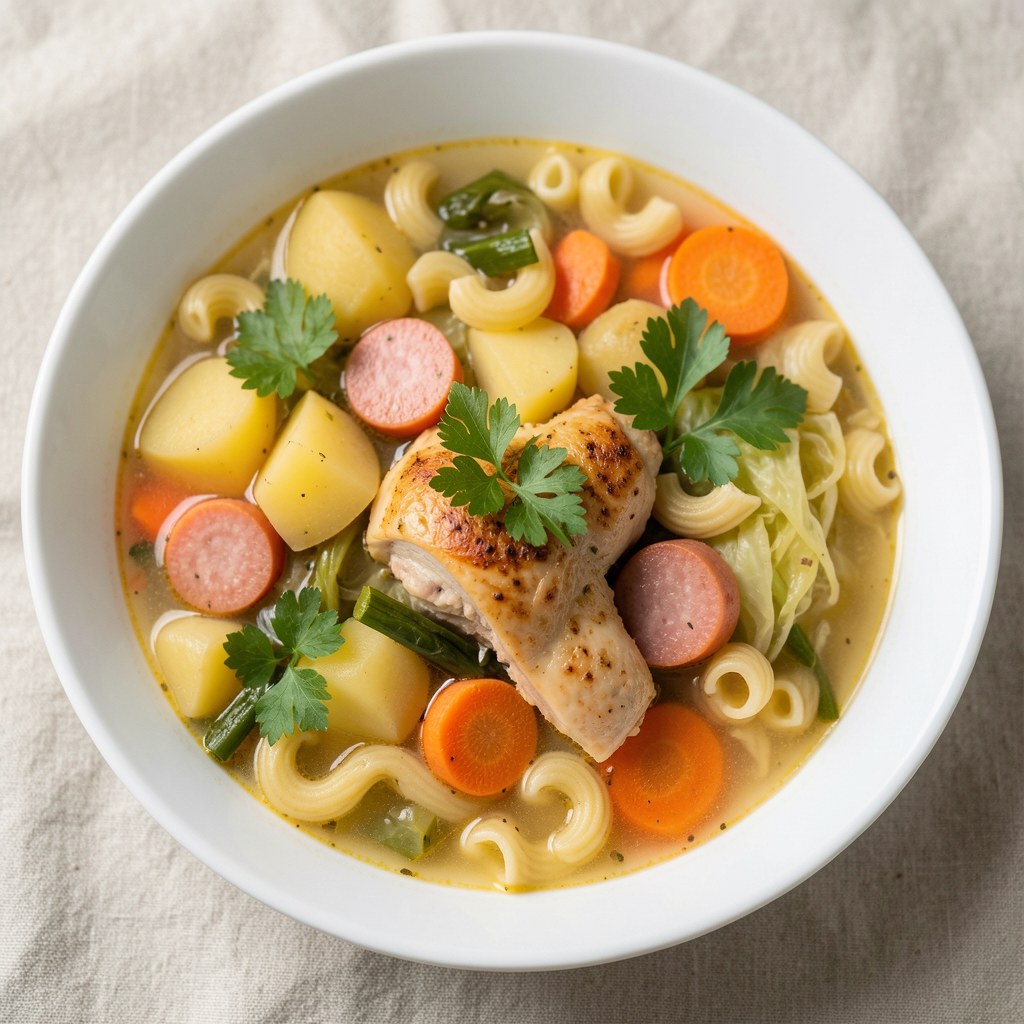 Jarzynowa ( najprostsza )  z zacierką :