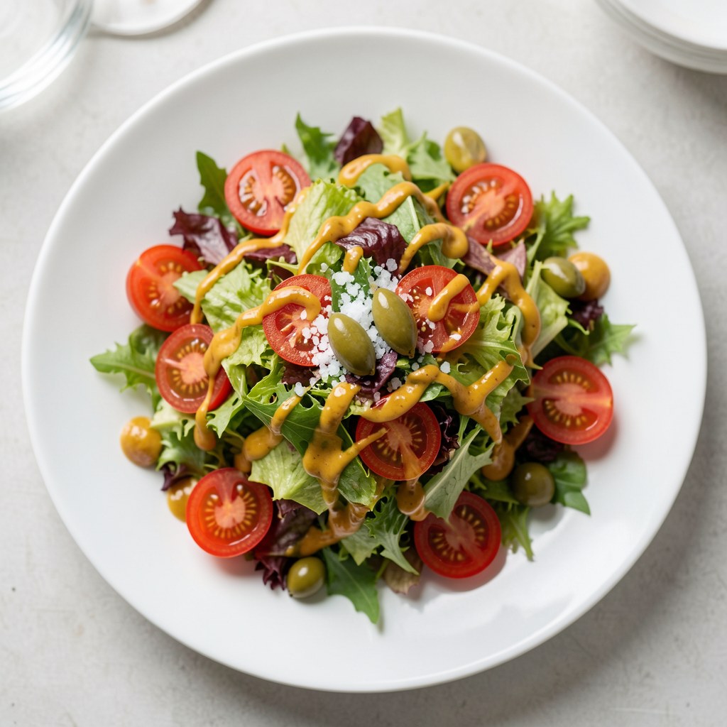 Sałata z pomidorkami