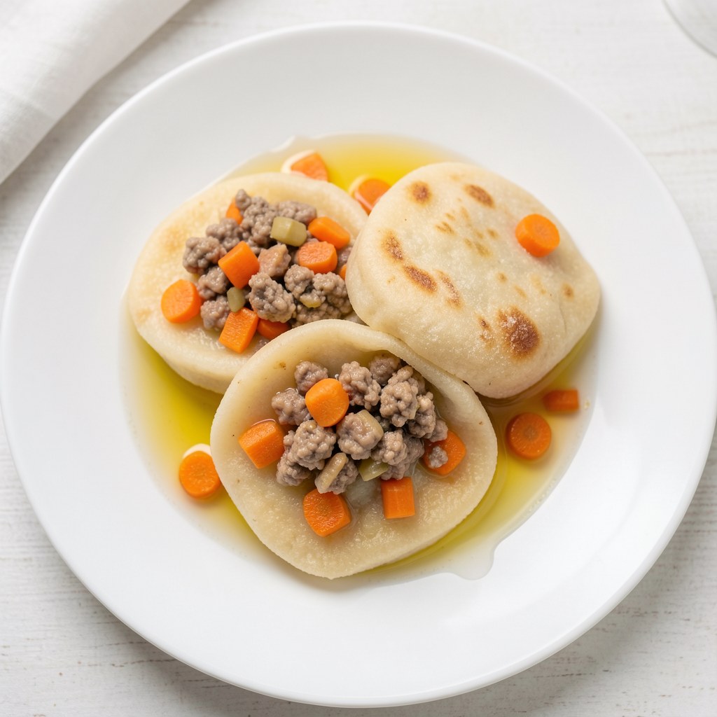 „Chiskie” pieroki z patelni