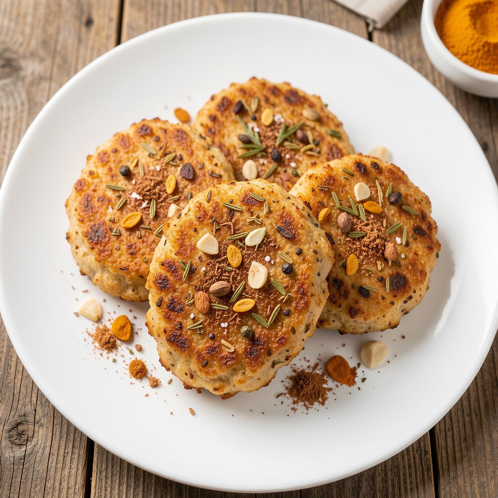 Złociste kotlety z kurczaka