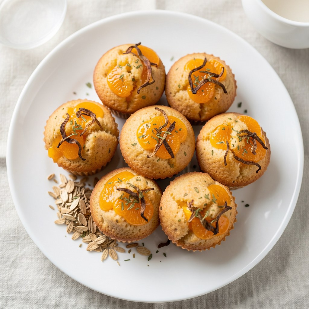 Muffinki z żurawianą i pomarańczą