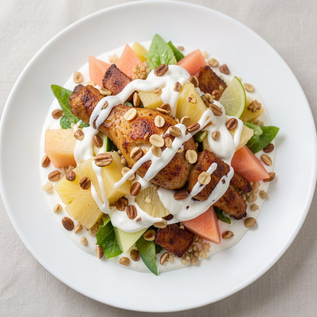 Sałatka z melona i kurczaka