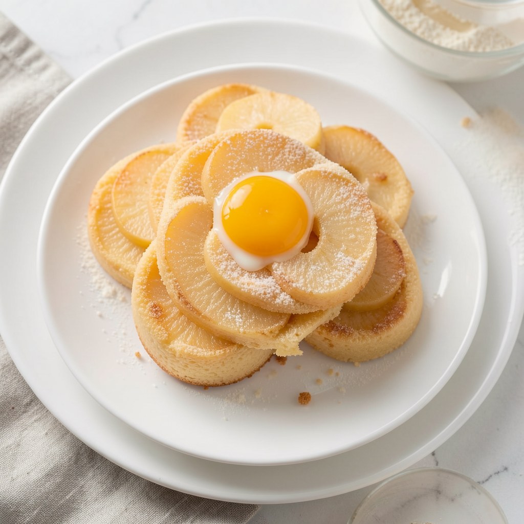 Jabłka w cieście biszkoptowym