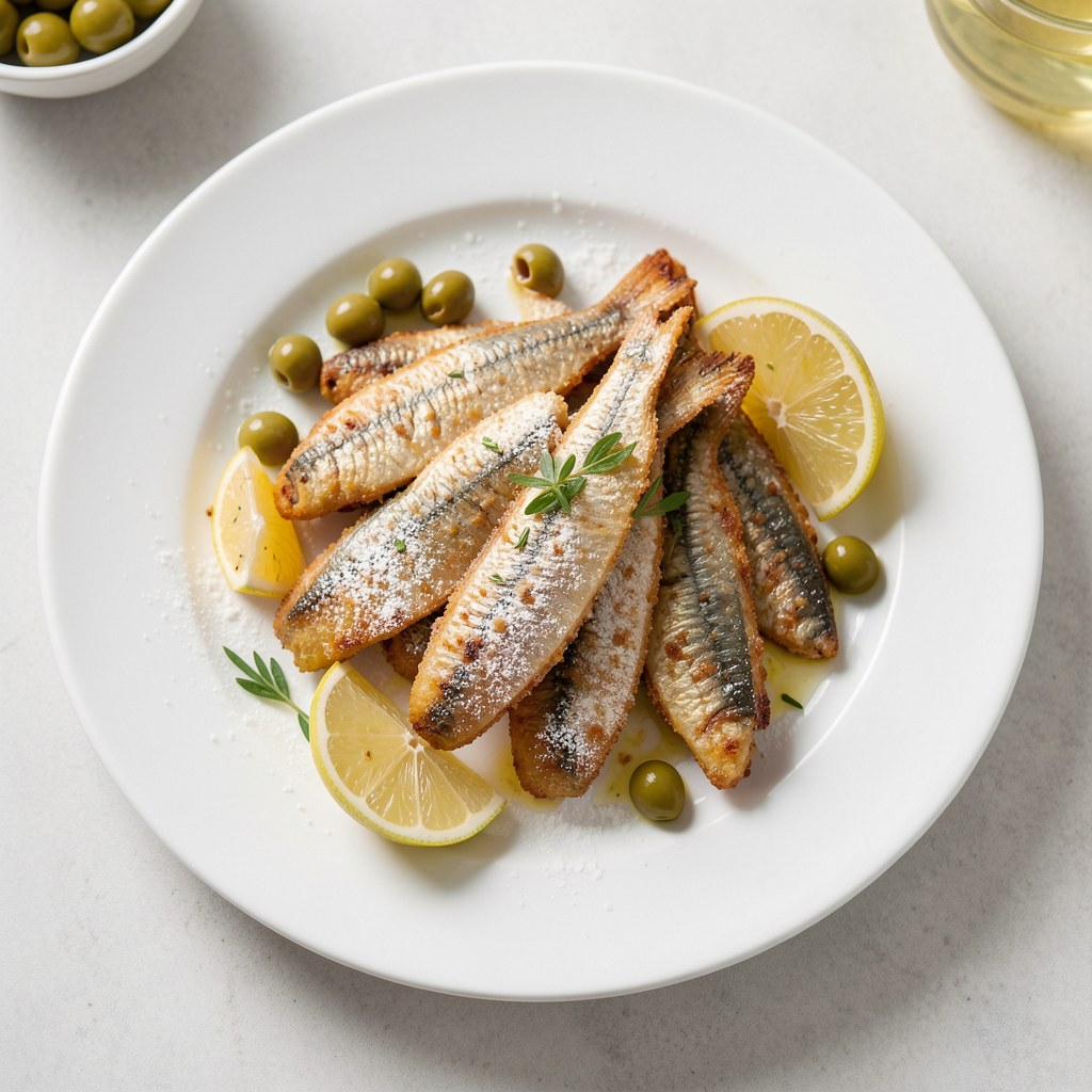 Smażone sardynki