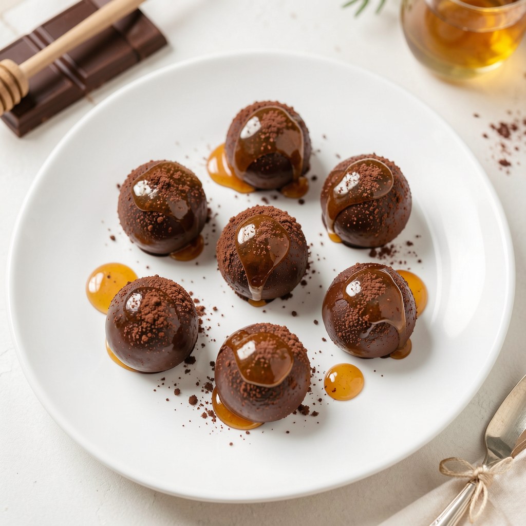 Trufle niespodzianki w wersji dietetycznej na święta