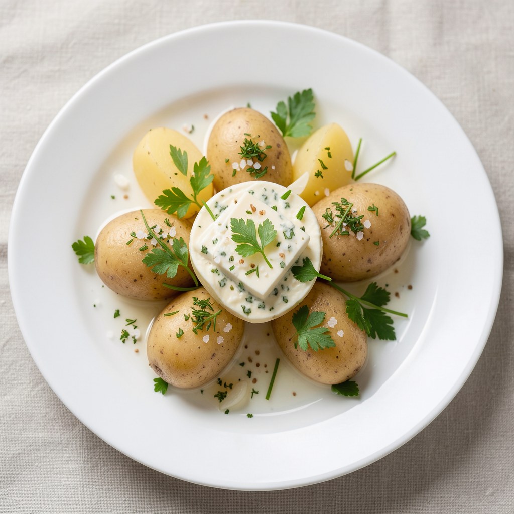 Aromatyczne młode ziemniaki