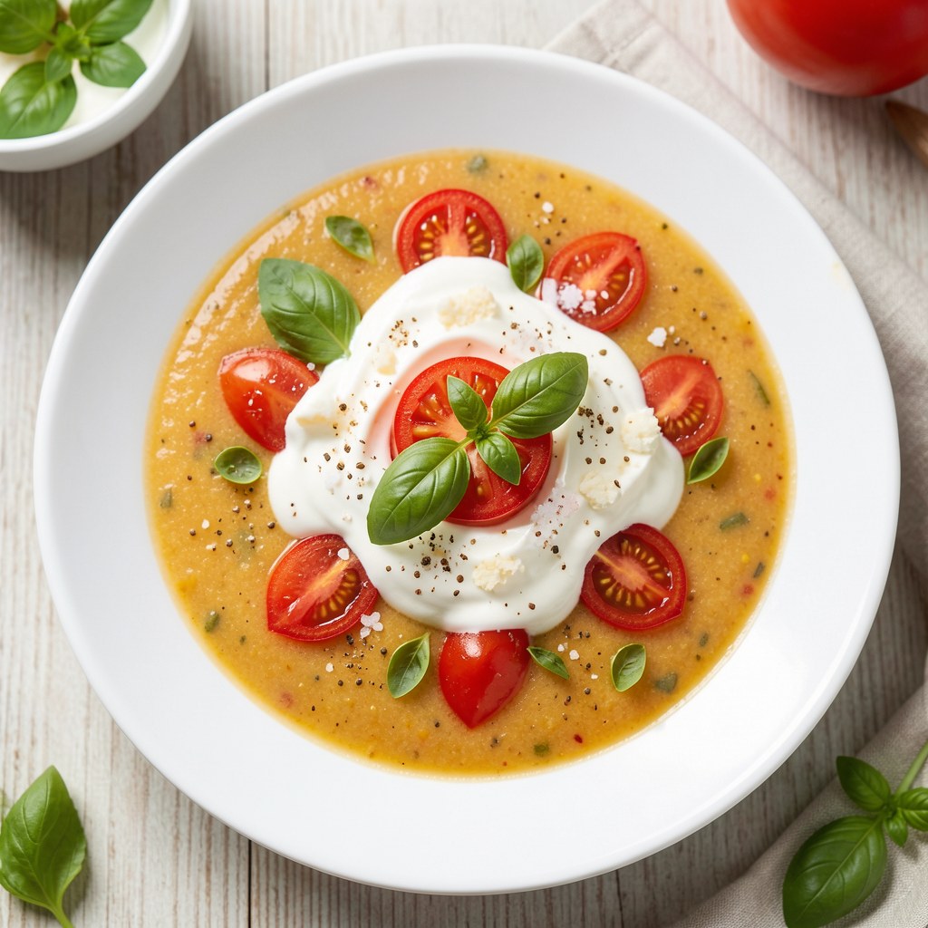 Zupa ze świeżych pomidorów