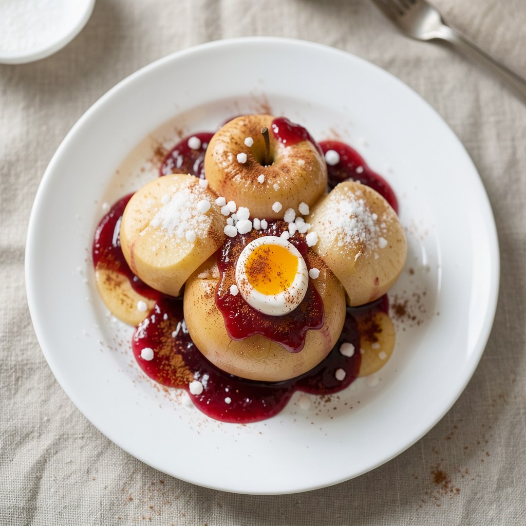 Jabłka zapiekane z koglem - moglem