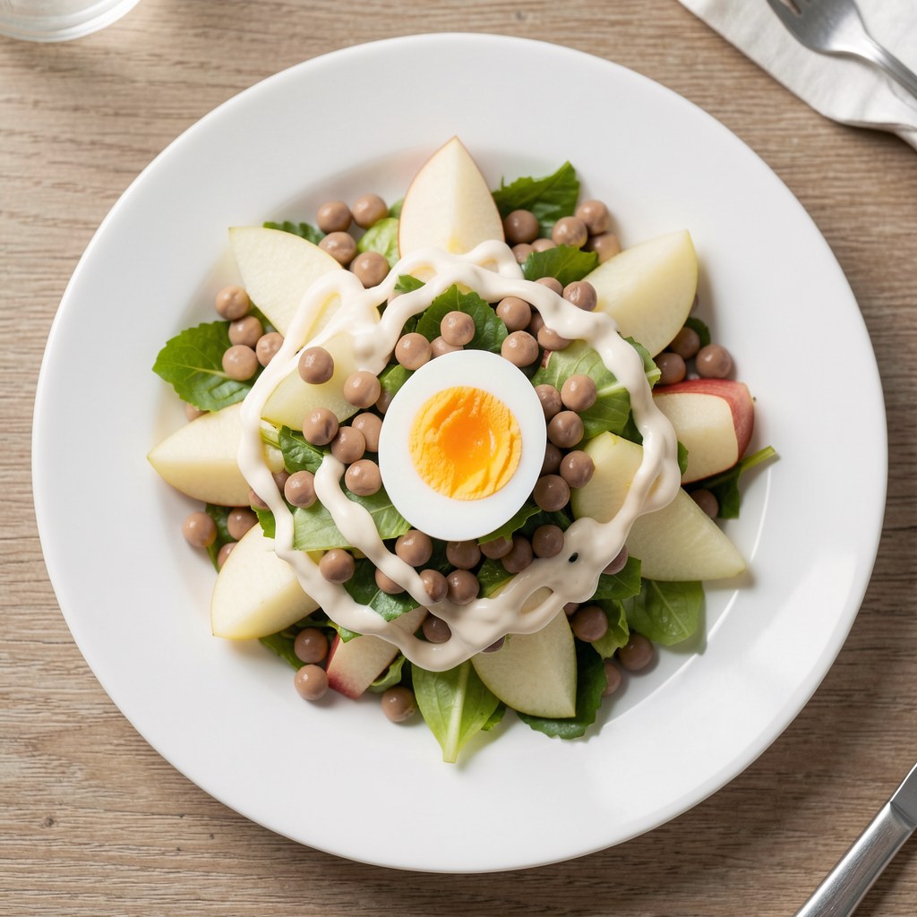 Sałatka z groszku i jaj