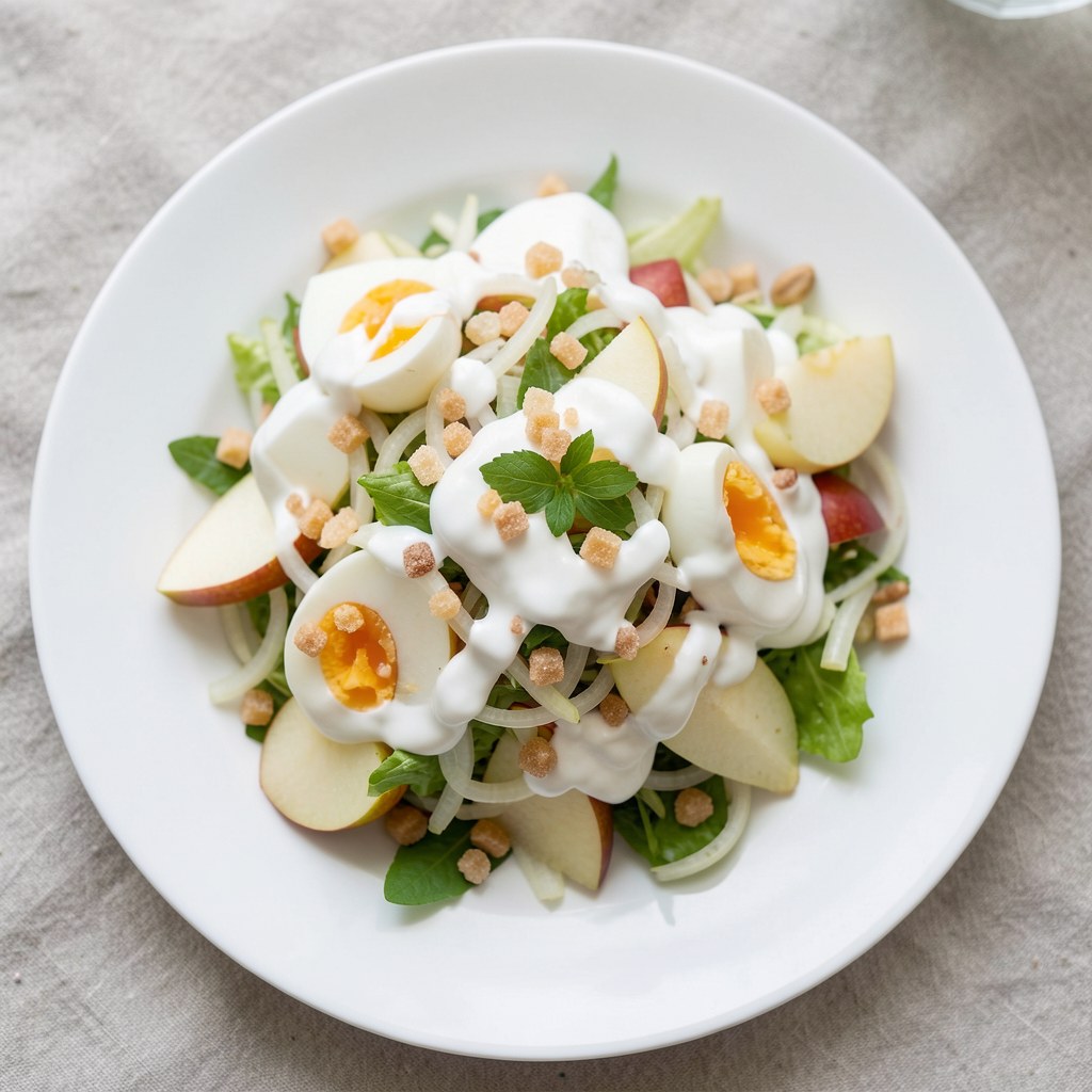 Sałatka z młodej cebuli