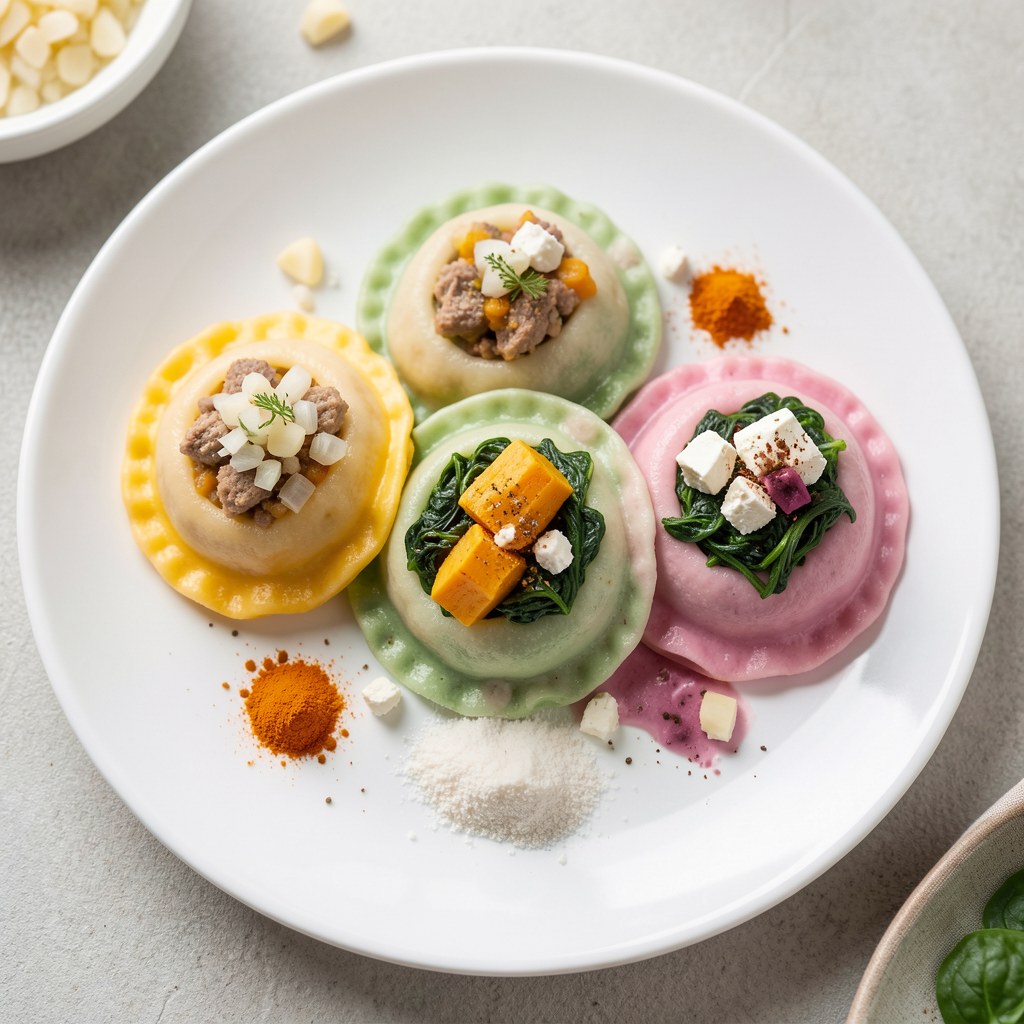 Pierogi ,, zabawa kolorami „