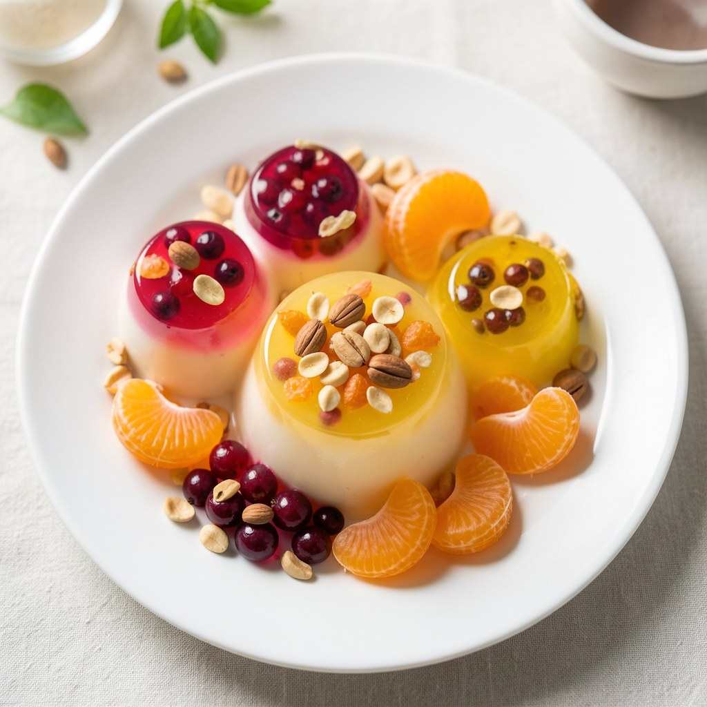 Galaretka brzoskwiniowo-jeżynowa