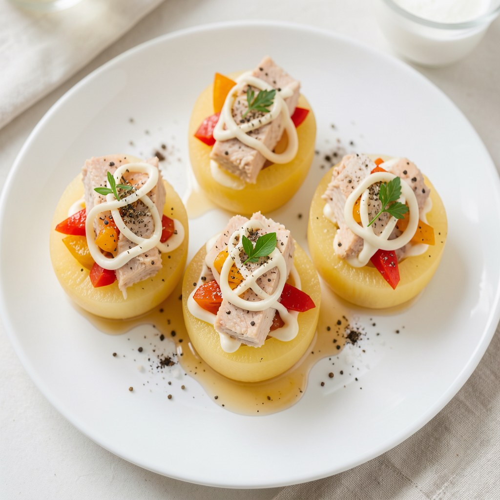 Tuńczyk w brzoskwiniach :