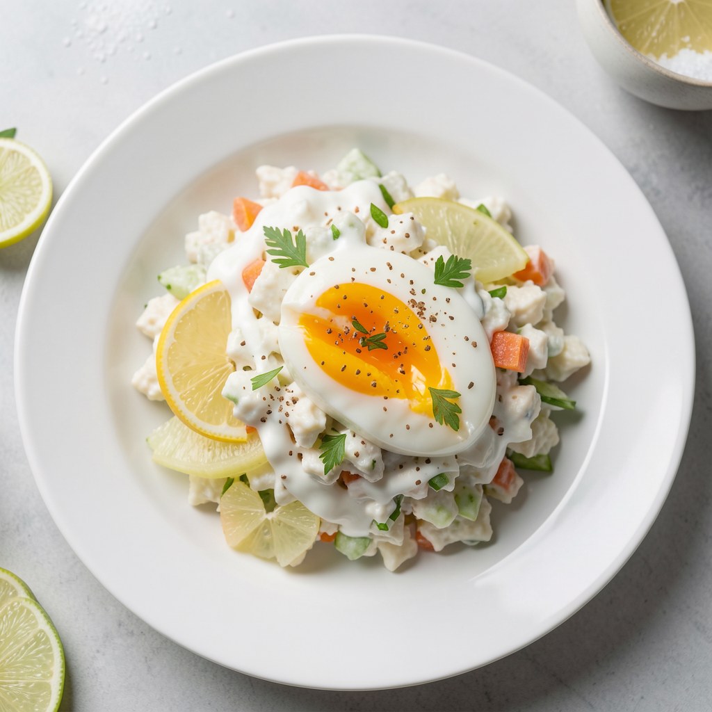 surówka z chrzanu z jajkiem