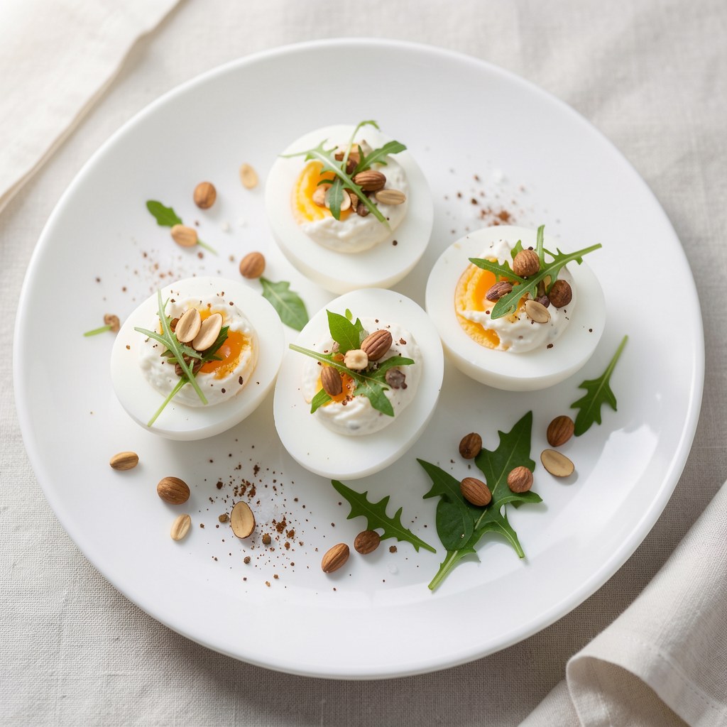 Jajka faszerowane serem pleśniowym