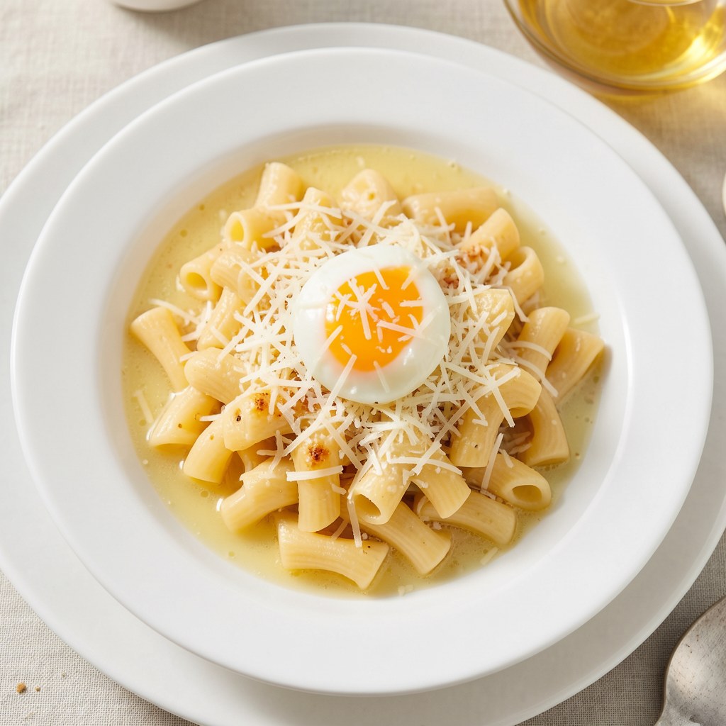 Makaron włoski z parmezanem