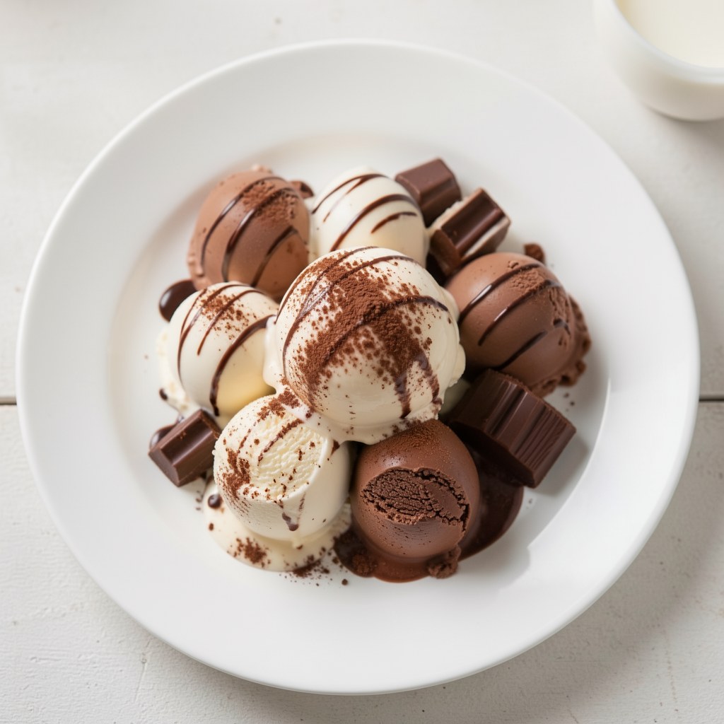 Mus kawowo-śmietankowo-czekoladowy