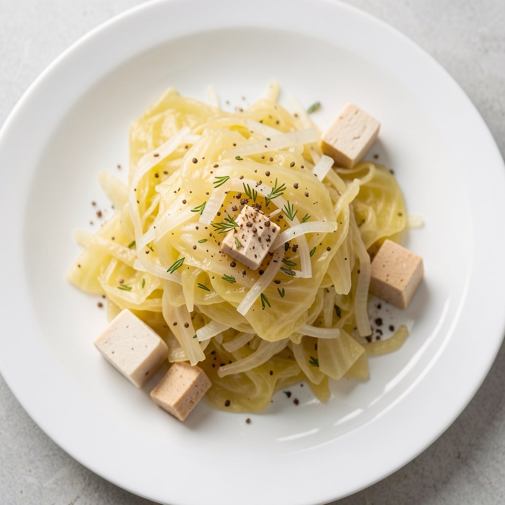 Gotowana kapusta do obiadu