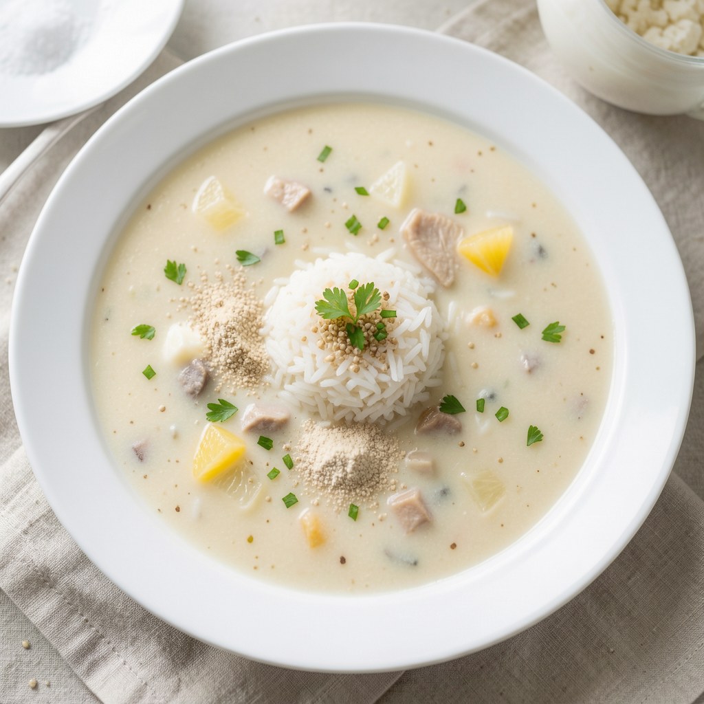 Zupa koperkowa z ryżem