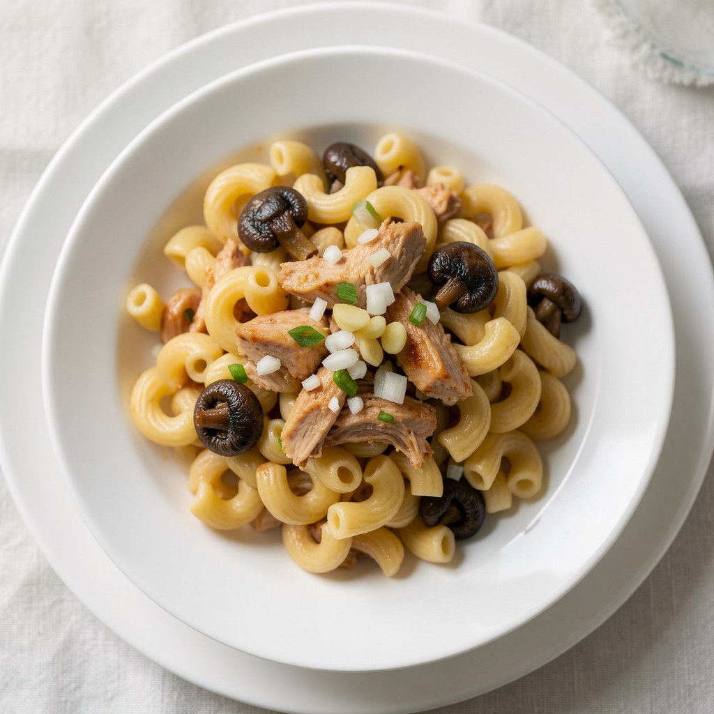 makaron chiński z tuńczykiem